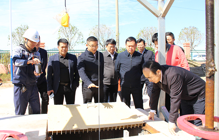 江西省生態(tài)環(huán)境廳黨組書記、廳長徐延彬一行蒞臨挺進(jìn)環(huán)保和樂新村項(xiàng)目點(diǎn)視察調(diào)研